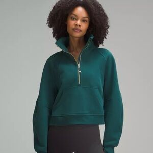 Scuba Oversized Funnel-Neck Half Zip